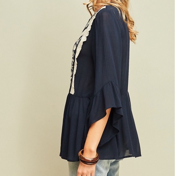 Embroidered Bohemian Top - Picture 2 of 6